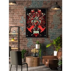 Постер, плакат интерьерный 40x60см - Doom