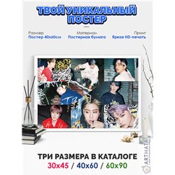 Постер, плакат интерьерный 40x60см - Stray Kids