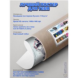 Постер, плакат интерьерный 40x60см - Stray Kids