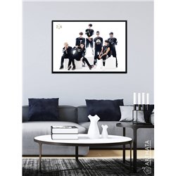 Постер, плакат интерьерный 40x60см - BTS