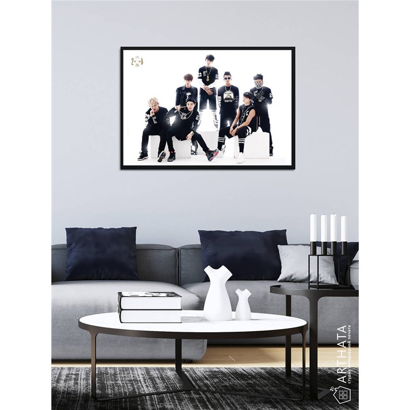 Постер, плакат интерьерный 40x60см - BTS