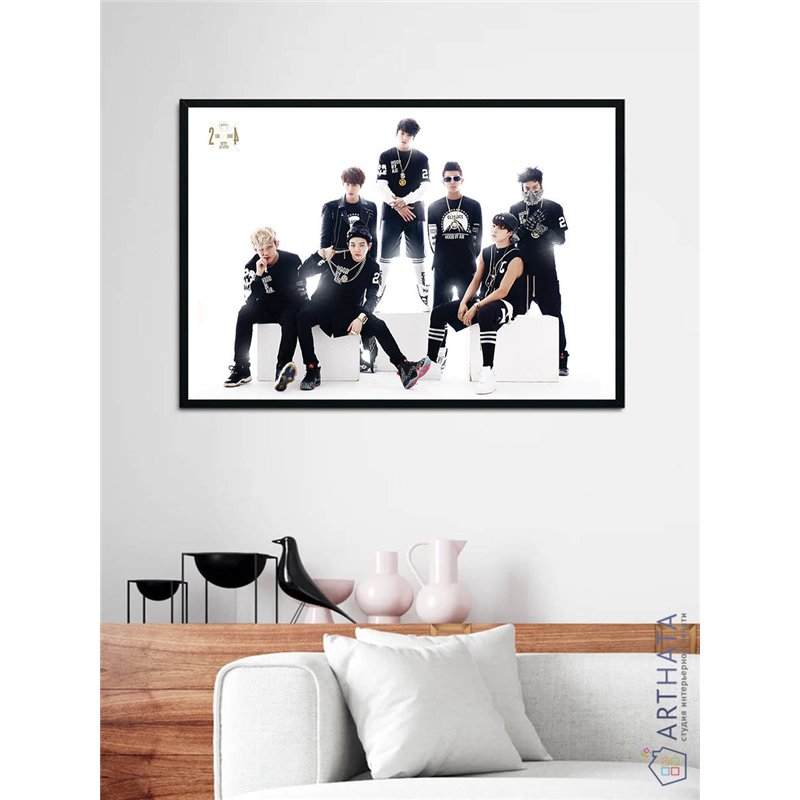 Постер, плакат интерьерный 40x60см - BTS