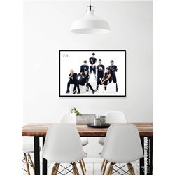 Постер, плакат интерьерный 40x60см - BTS