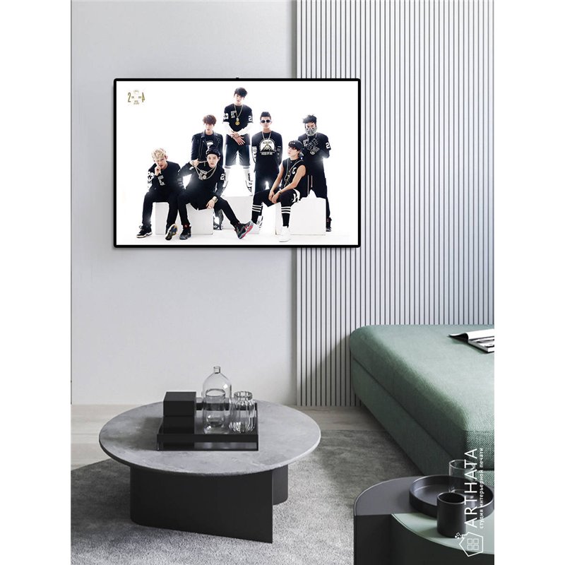 Постер, плакат интерьерный 40x60см - BTS
