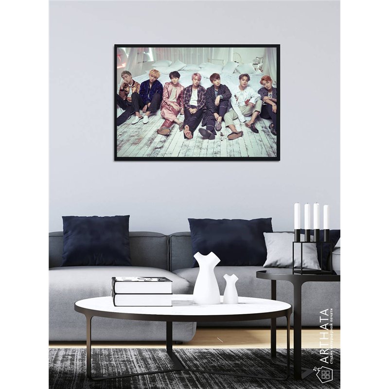 Постер, плакат интерьерный 40x60см - BTS