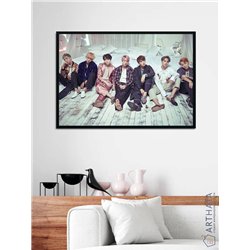 Постер, плакат интерьерный 40x60см - BTS