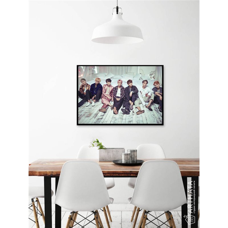 Постер, плакат интерьерный 40x60см - BTS