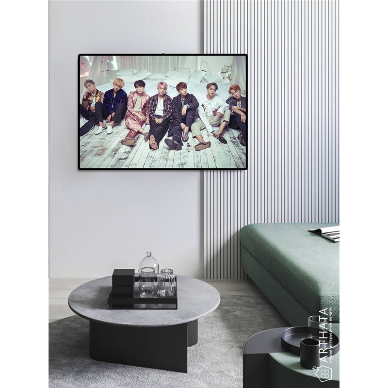 Постер, плакат интерьерный 40x60см - BTS