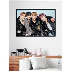 Постер, плакат интерьерный 40x60см - BTS