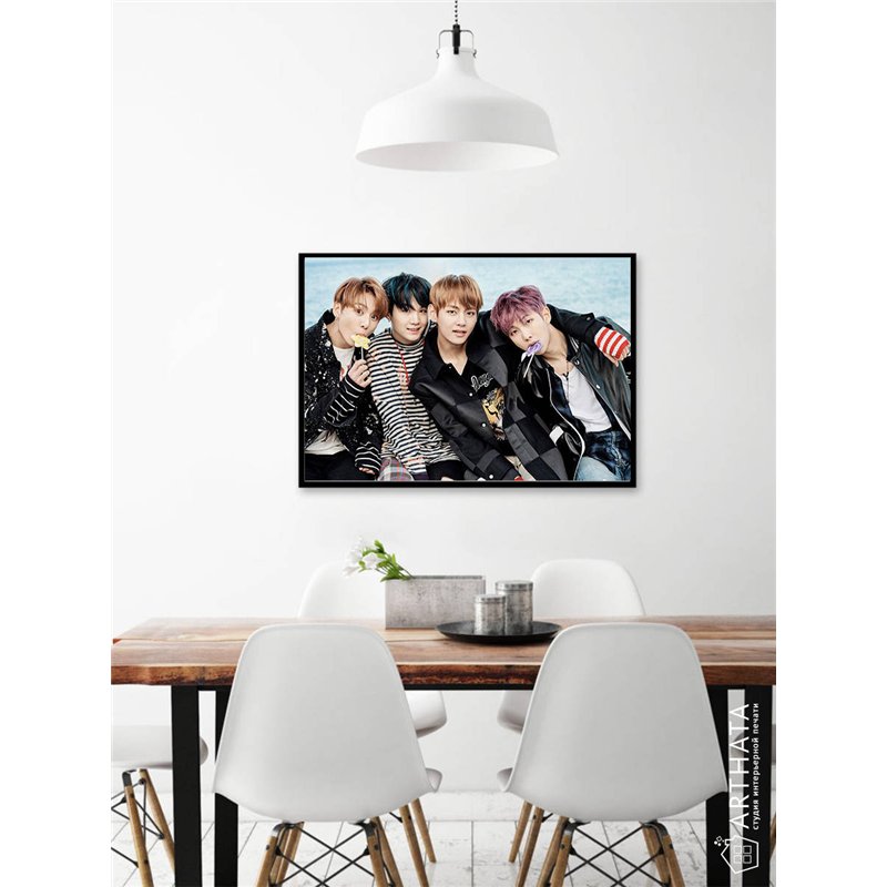 Постер, плакат интерьерный 40x60см - BTS