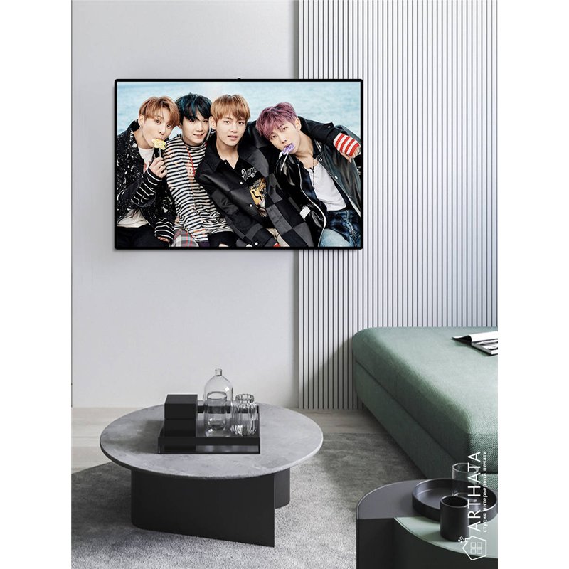 Постер, плакат интерьерный 40x60см - BTS