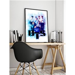 Постер, плакат интерьерный 40x60см - BTS