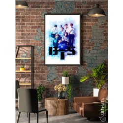 Постер, плакат интерьерный 40x60см - BTS