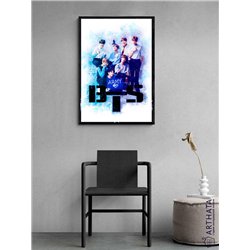 Постер, плакат интерьерный 40x60см - BTS