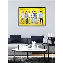 Постер, плакат интерьерный 40x60см - BTS