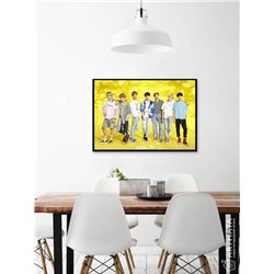Постер, плакат интерьерный 40x60см - BTS