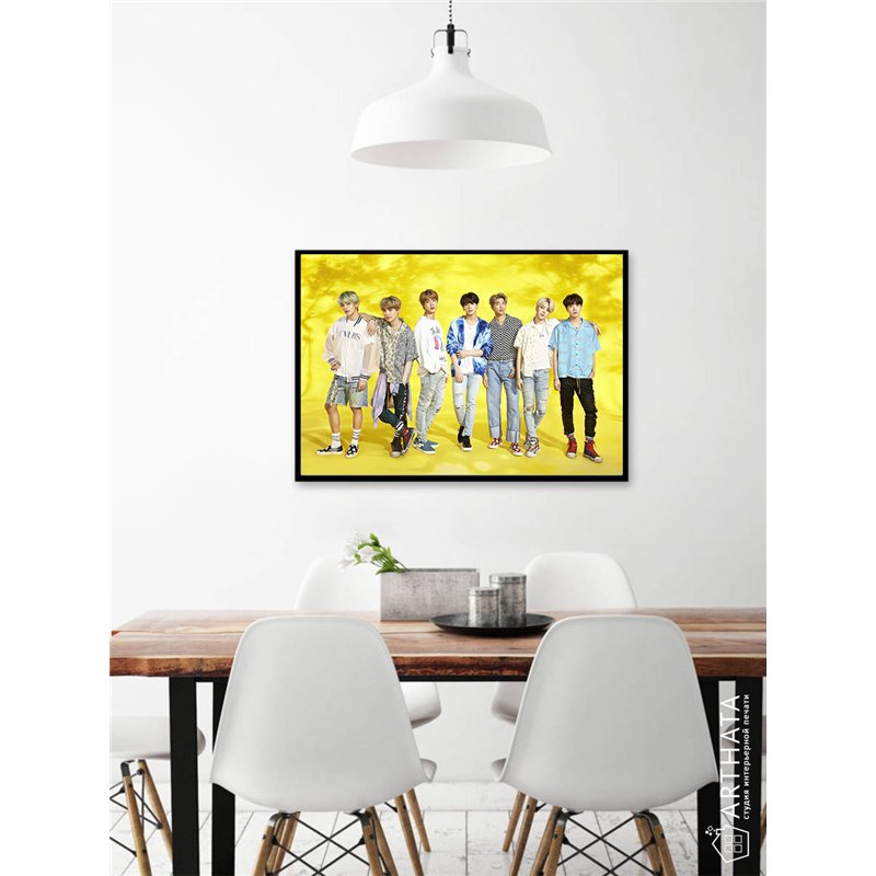 Постер, плакат интерьерный 40x60см - BTS