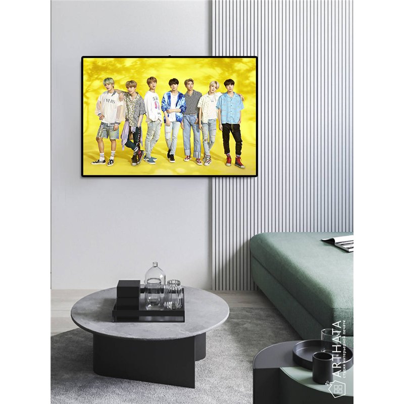 Постер, плакат интерьерный 40x60см - BTS