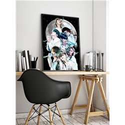 Постер, плакат интерьерный 40x60см - BTS