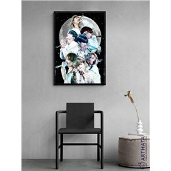 Постер, плакат интерьерный 40x60см - BTS
