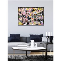 Постер, плакат интерьерный 40x60см - BTS