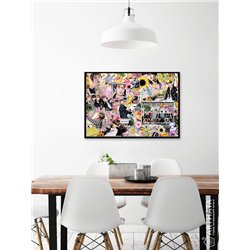 Постер, плакат интерьерный 40x60см - BTS