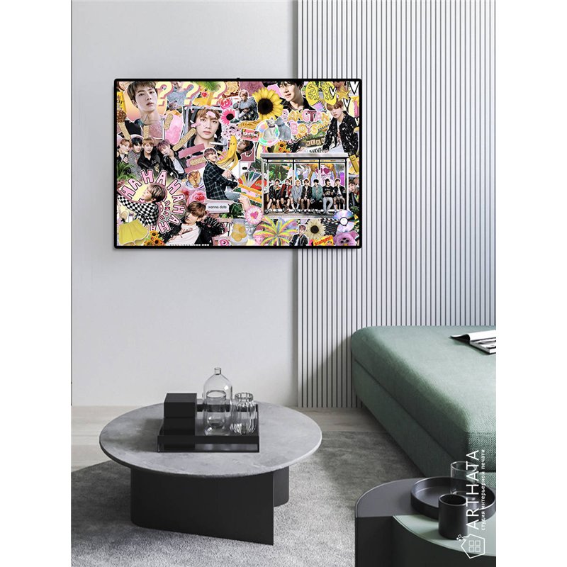 Постер, плакат интерьерный 40x60см - BTS