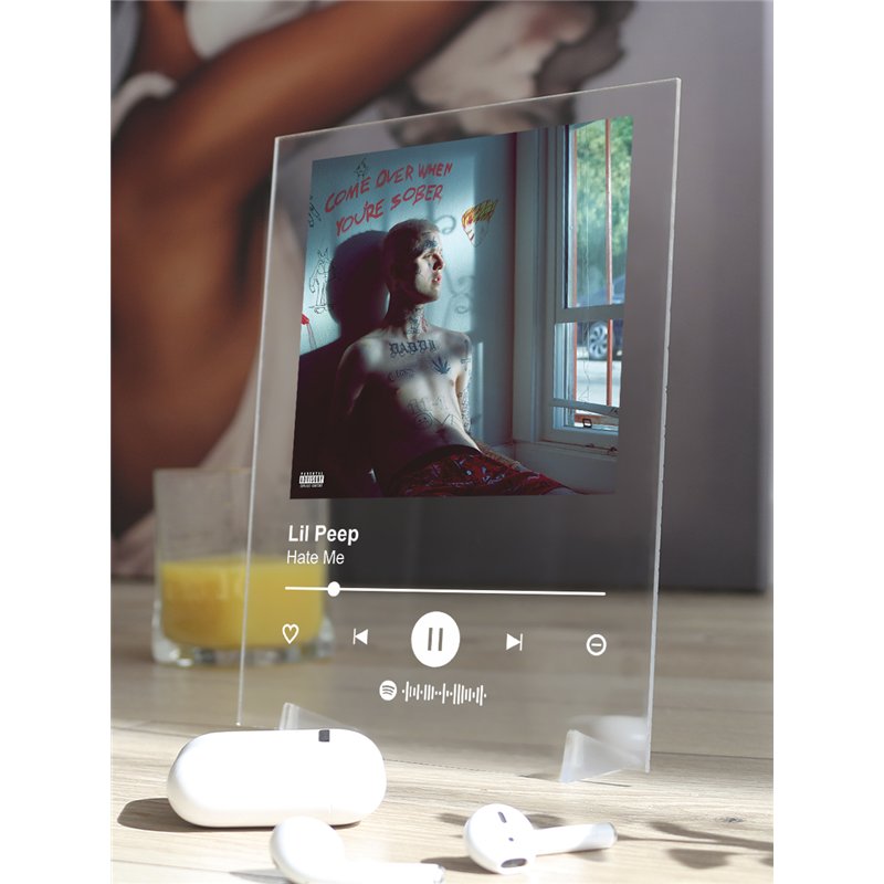 Lil Peep - Hate me - постер Spotify