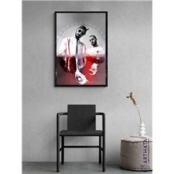 Постер, плакат интерьерный 40x60см - MiyaGi - Andy Panda