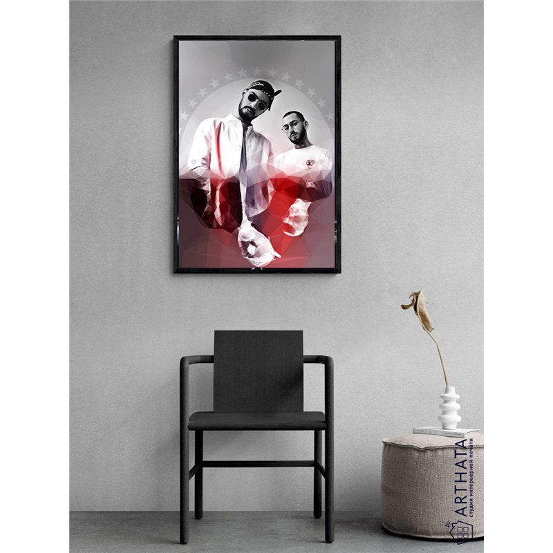Постер, плакат интерьерный 40x60см - MiyaGi - Andy Panda