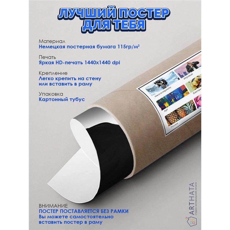 Постер, плакат интерьерный 40x60см - MiyaGi
