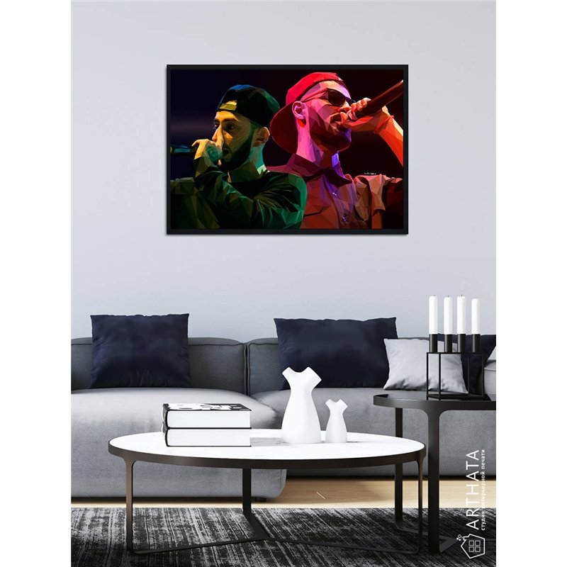 Постер, плакат интерьерный 40x60см - MiyaGi - Andy Panda