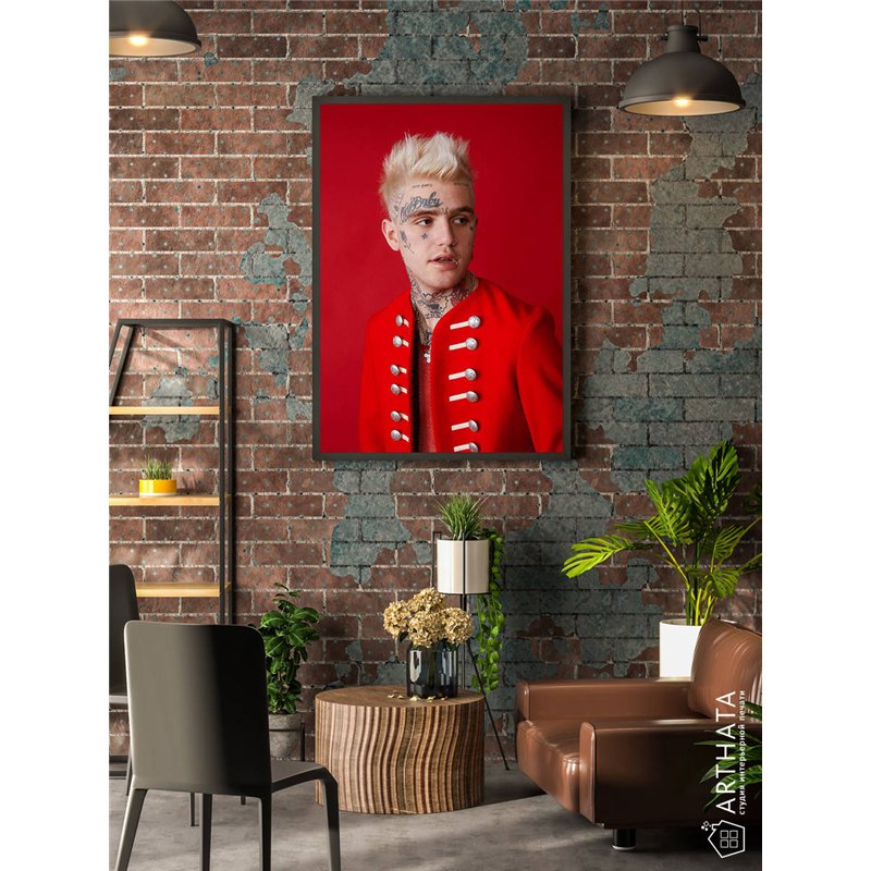 Постер, плакат интерьерный 40x60см - Lil Peep
