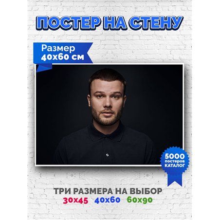 Постер, плакат интерьерный 40x60см - Max Korzh