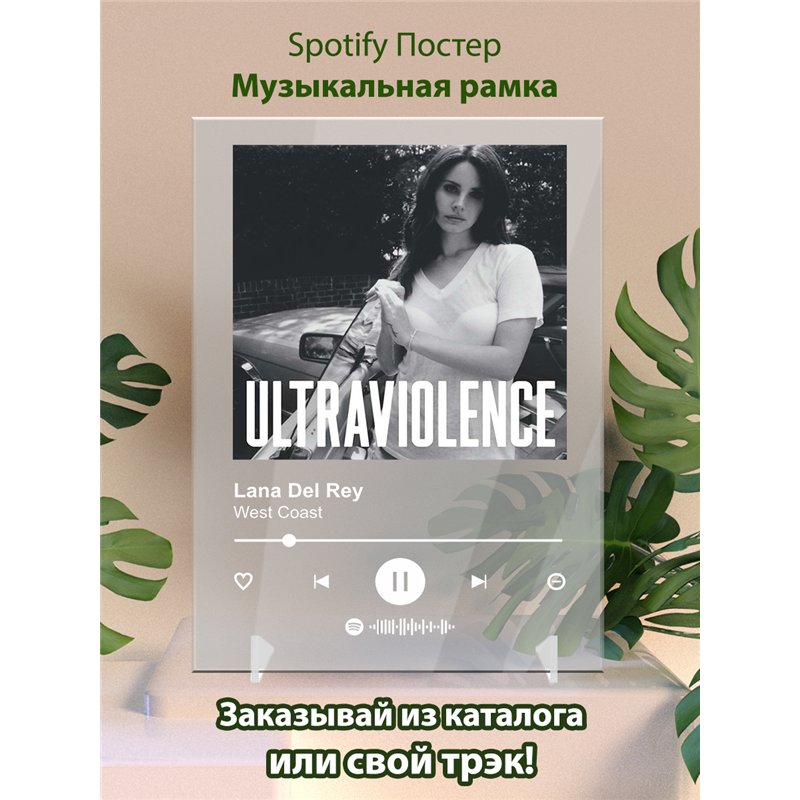 Lana Del Rey - West Coast - постер Spotify