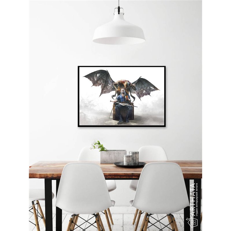 Постер, плакат интерьерный 40x60см - Witcher 3