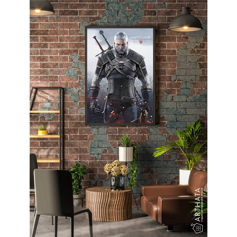 Постер, плакат интерьерный 40x60см - Witcher 3