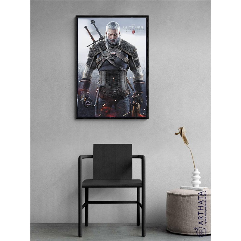 Постер, плакат интерьерный 40x60см - Witcher 3