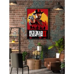 Постер, плакат интерьерный 40x60см - Red Dead Redemption 2