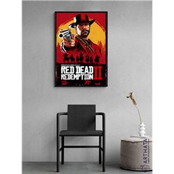 Постер, плакат интерьерный 40x60см - Red Dead Redemption 2