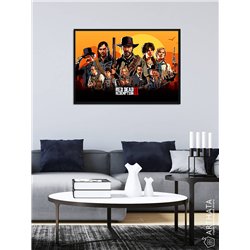 Постер, плакат интерьерный 40x60см - Red Dead Redemption 2