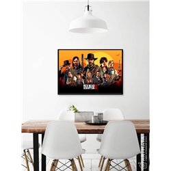 Постер, плакат интерьерный 40x60см - Red Dead Redemption 2