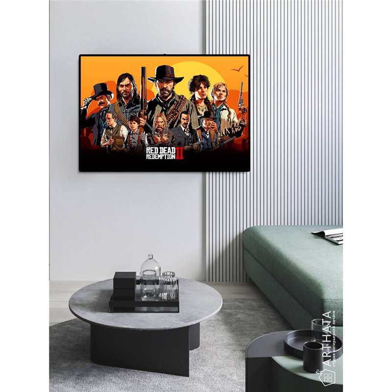 Постер, плакат интерьерный 40x60см - Red Dead Redemption 2