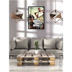 Постер, плакат интерьерный 40x60см - GTA5
