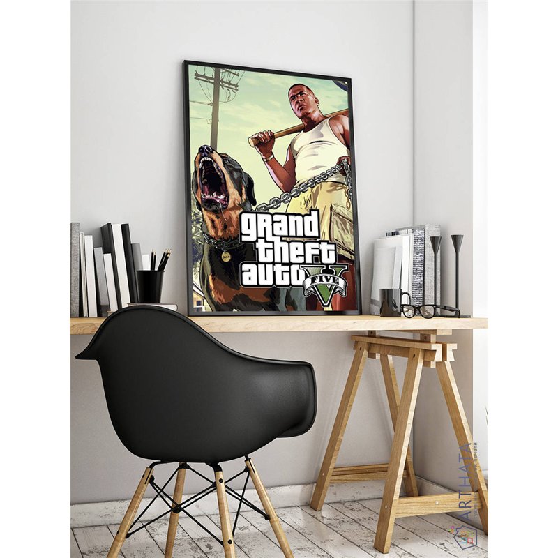 Постер, плакат интерьерный 40x60см - GTA5