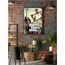 Постер, плакат интерьерный 40x60см - GTA5