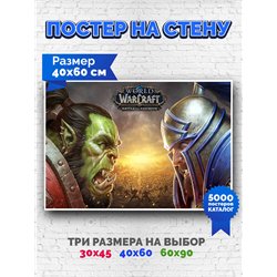 Постер, плакат интерьерный 40x60см - World of Warcraft