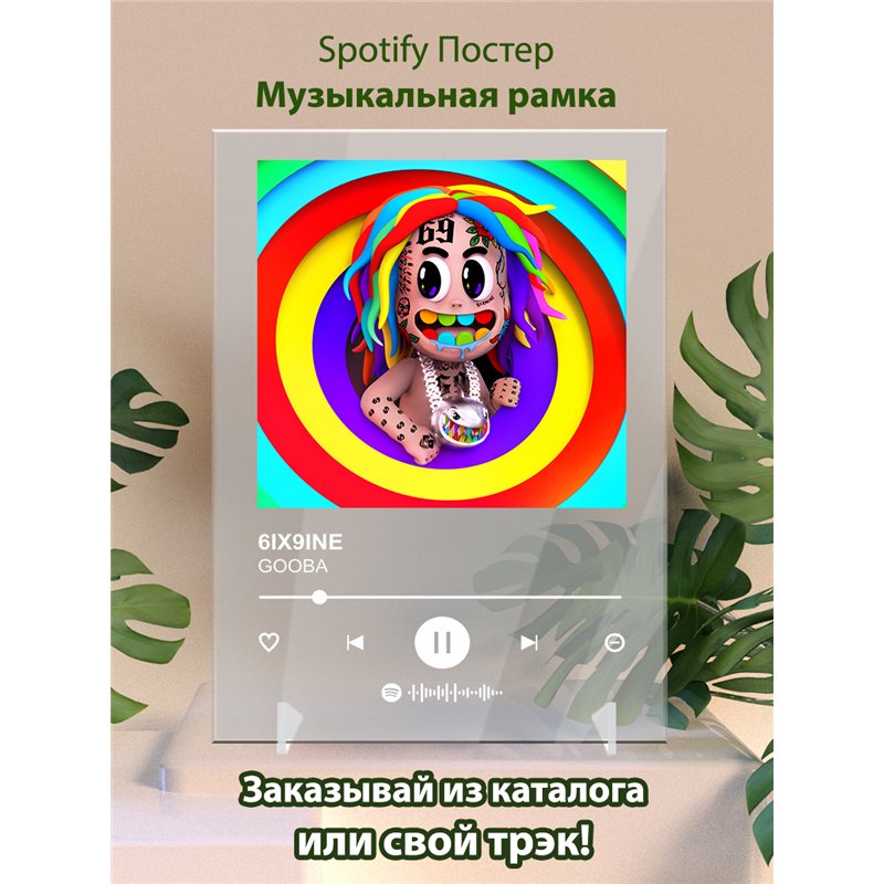6IX9INE - GOOBA - постер Spotify