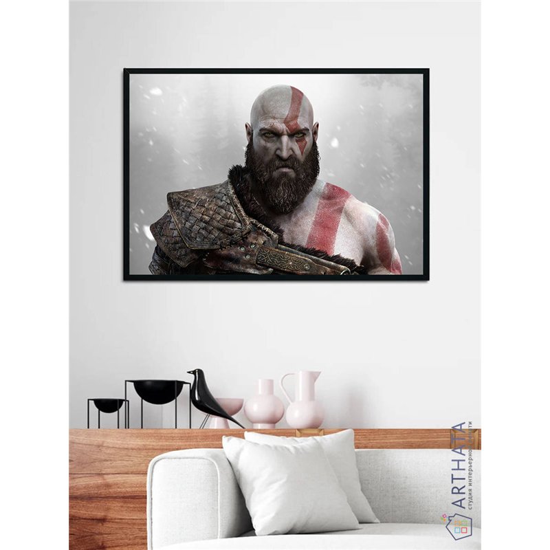 Постер, плакат интерьерный 40x60см - God of War