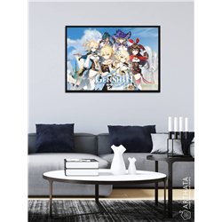 Постер, плакат интерьерный 40x60см - Genshin